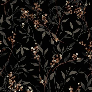 EE Schenck Sanctuary CLTY3635-3 Viney Floral Black