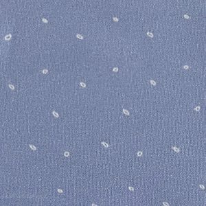 Fabric Finders 2455 Circle Pattern Fabric: Blue and White