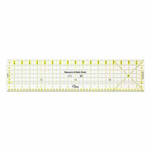Dritz, D857, Measure, and, Mark, Ruler, Dritz D857 Measure and Mark Ruler  4-1/8" X 18" Made in the USA