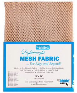 ByAnnie SUP209-NAT Lightweight Mesh Fabric 18inx54in Natural