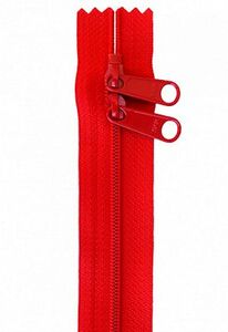 Annie Handbag Zippers ZIP30-260 30" Double Slide-Atom Red