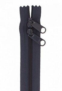 Patterns by Annie ZIP40-235 Handbag Zippers, 40 in Double Slide-Navy