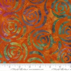 Moda Bossa Nova Batiks 4361 14 Tangerine