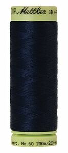 Mettler 9240-0825 Silk Finish Ctn 60wt 220yd Navy