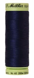 Mettler 9240-0016 Silk Finish Ctn 60wt 220yd Dark Indigo