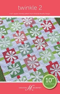 Amanda Murphy, AMD122SVG, Twinkle 2, Pattern, quilt pattern, amanda murphy quilt pattern, peppermint, forest, machine quilting, hand quilting