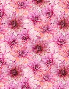 Wilmington Prints In Bloom 1665 33883 383 Packed Floral Pink