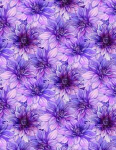 Wilmington Prints In Bloom 1665 33883 636 Packed Floral Purple