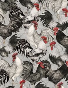 Wilmington Proud Rooster 3023 39765 939 Packed Roosters Gray
