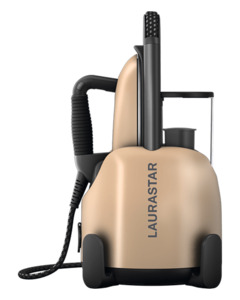 LauraStar LIFT Xtra  New1980 Special Edition 3-in-1 Steam Generator Iron, Matte Gold, irons, steams and disinfects clothes