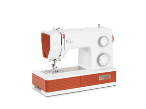 Bernette, B05, Crafter, Mechanical, Sewing, Machine, simple, beginner, starter, button, hole, Bernette 05 Crafter 30 Stitch Mechanical Sewing Machine, Ext. Table, Threader, 1Step Buttonhole, Drop Feed Free Motion, Speed Control, 1100SPM, 6Feet