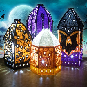 OESD 12886USB Freestanding Halloween Little Lanterns