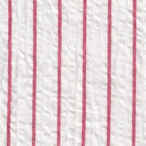 Fabric Finders S-108 Striped Seersucker Fabric – Red