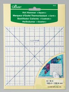 Clover CL7813 Hot Hemmer Pressing Tool Square 6X6"