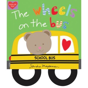 EE Schenck Huggable & Loveable Books X SEF5819P-1 Wheels on the Bus Book Panel