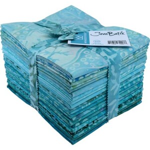 EE Schenck Java Batiks - Turquoise FQ-MASJAB-TUQ Fat Quarter Bundle (20 pcs)