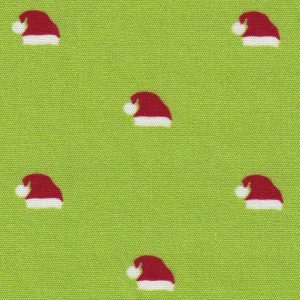 Fabric Finders 2402 Santa Hat Fabric: Red, White and Green