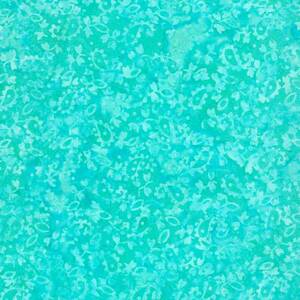 Wilmington Prints Teal-ing Good Batik 1400 22274 177 Cream/Aqua Mini Paisley Batik