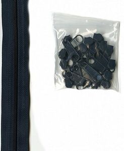 Patterns by Annie ZIPYD-105 Zippers by the Yard-Black