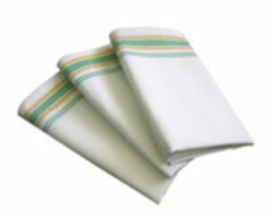 Colonial Patterns Inc. PKS-G Green Vintage Stripe Towel EACH