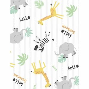 Wilmington Prints Hello Sunbeam 3054 24502 175 Large Animal Toss White