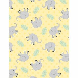 Wilmington Prints Hello Sunbeam 3054 24503 597 Elephant Toss Yellow