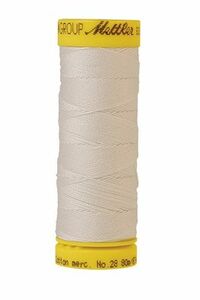 Mettler 9128-2000 Silk Finish 28wt 80m 87yd White