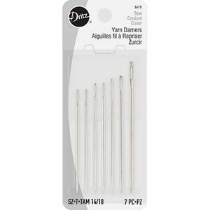Dritz D56YD Hand Needles Yarn Darners Size 14/18 7 ct.