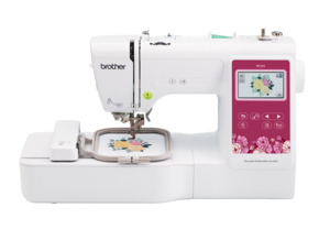 Brother PE545 4x4" Embroidery Machine 135 built-in designs, Wireless LAN, Artspira AppE1900 240 Stitch Sewing 5x7 Embroidery Machine USB (SE1800 SB8000 NV1250 NS2750) +Color Screen, 11Fonts, 136Designs, Knee Lift, 8Feet, 4Xtras