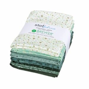 Stof A/S Fabrics STQCFQ9 Stof Greens Fat Quarter Bundle 8pk