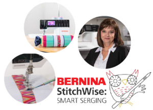109168: BERNINA StitchWise: Smart Serging Event with National Educator Mary Cohen In-Person at Slidell Location Choose Dec 2 or 3, 2022