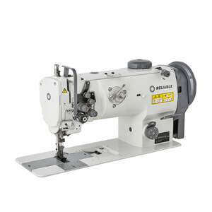 Juki LU-1560N Double Needle Unison Feed Walking Foot Industrial Sewing  Machine and Servo Motor