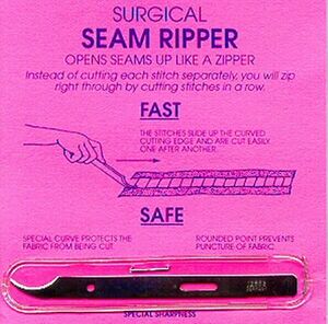 Brother XF4967001 Seam Ripper For Sewing & Crafting - Brother