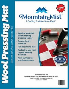 Mountain Mist B00417A Wool Pressing Mat 8 1/2 in x 8 1/2 in x 1/2 in
