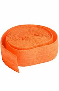 Patterns by Annie PBA211-2-Pumpkin Fold-over Elastic - 3/4 in x 2 yard - Pumpkin