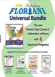 Florian,i S-FTCUNI, Universal, Bundle, Embroidery, Digitizing, Software