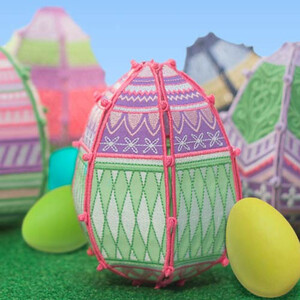 OESD 12680USB FSL Freestanding Easter Eggs