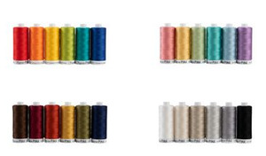 Superior Threads PIMA 50 wt Cotton Sewing Thread Set 1200 Yard Spool 6-Pack  (Pastels)