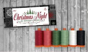 Aurifil MJ50CN6 Monique Jacobs Christmas Night Thread Set 6ct