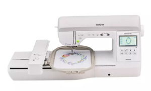 Brother, NQ3550W, Sew, 291, Stitches, 6x10, Embroidery, 331, Designs, USB/WiFi, AHA, Foot Down, 8"Arm, 13Font, 10BH, Jump Stitch Cut 8"Arm, 13Font, 10BH, Jump Stitch Cut +SASEBag +24 Threads