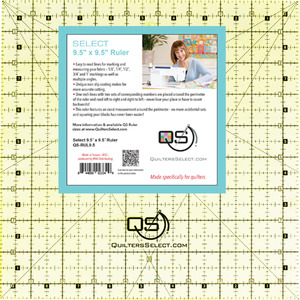 Quilters Select QS-RUL5x5 5" x 5" Non-Slip Deluxe Quilting Ruler