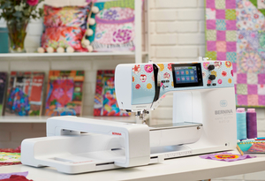 Bernina B570 QE E Kaffe Quilter's Edition 642 Stitch Sewing Machine, BSR Stitch Regulator and Embroidery Unit