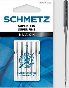 Schmetz S-451 Black Super Fine s10/70 130/705H-SU XS