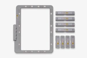 Brother SAMF300 7"x12" Magnetic Frame for XP1/2/3, XJ1/XE1, XJ2/XE2, VM6200D/VM5200, XV8500D/XV8550D, Brother SAMF300 7"x12" Magnetic Frame Embroider up to 2mm Thick, Durable, Lightweight, XP1/2/3, XJ1/XE1, XJ2/XE2, VM6200D/VM5200, XV8500D/XV, Babylock