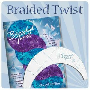 Phillips Fiber Art BTT Braided Twist Tool and Book Combo by Cheryl Phillips, Made in USA