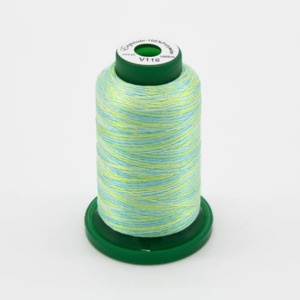 DIME, Medley, VV116, Variegated, Metallic, Embroidery, Thread, by Exquisite, 40wt 1000m, Fresh