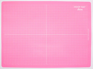 DIME, Designs, in Machine Embroidery, HPMAT2, Hi-Definition Hoop Mat, Hooping Mat, 25.75 x 17.75, Silicone Grid, 24 x 17, DIME Designs in Machine Embroidery HPMAT2 Hi-Definition PINK Hoop Mat Hooping Mat 25.75 x 17.75, Silicone Grid 24 x 17