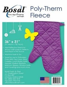 Bosal BOS464A PolyTherm Fleece Craft Pack 31"x36"