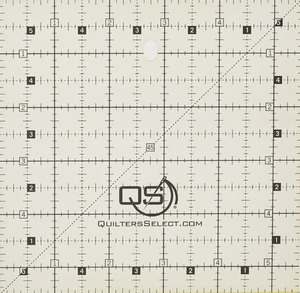 Quilters Select QS-RUL5.5 5.5" x 5.5" Non-Slip Deluxe Quilting Ruler