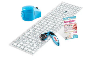 Grace TrueCut Combo 2 Kit: 45mm My Comfort Cutter, Ruler, TrueGrips, TrueSharp Power Sharpener